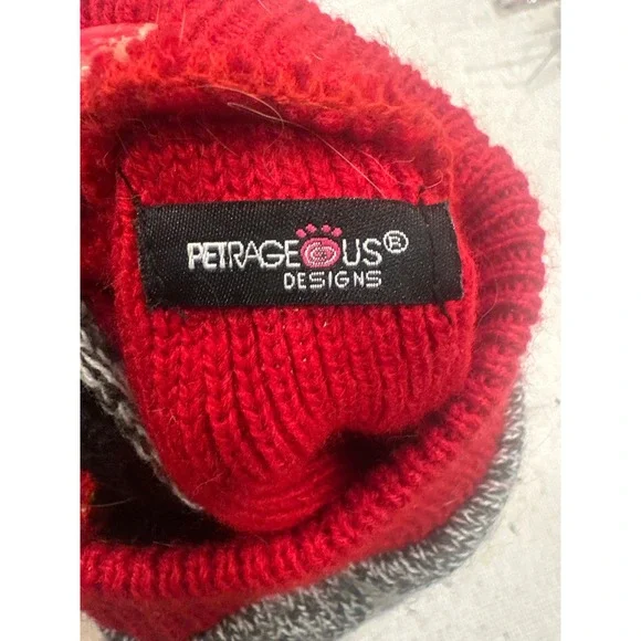 Petrageous Designs Dog Sweater Red Truck Christmas Tree Knit Holiday Small - Picture 4 of 5